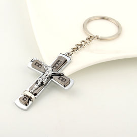 Classic Cross Keychain
