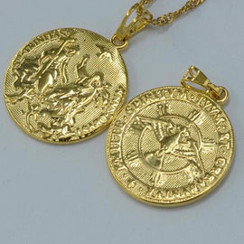 Holy Spirit Circular Pendant Necklace