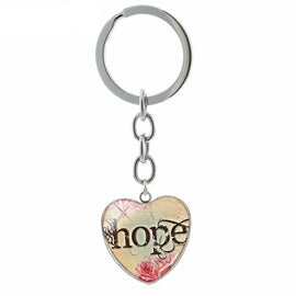 Hope of Heart Pendant Keychain