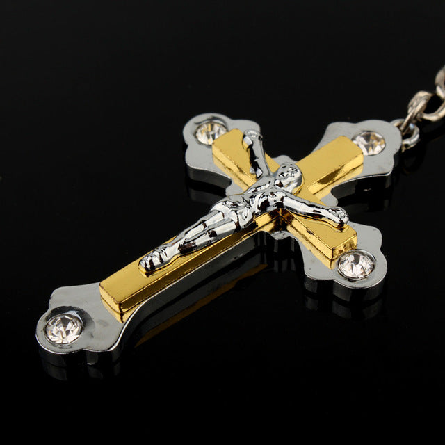 Classic Cross Keychain
