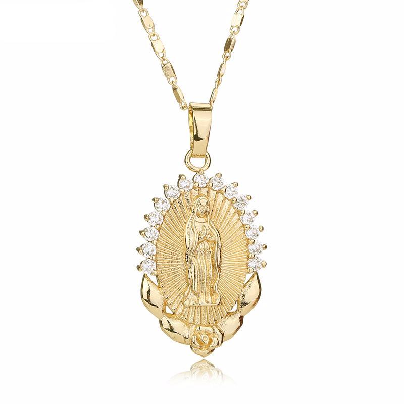 Our Lady of Guadalupe Pendant Necklace