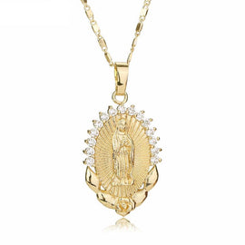 Our Lady of Guadalupe Pendant Necklace